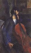 Amedeo Modigliani The Cellist (mk39) oil on canvas